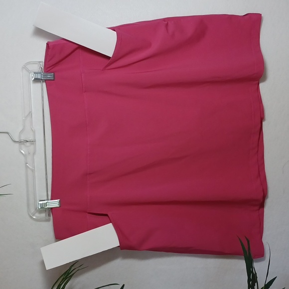 Coolrun Pull on Hot Pink Skort w/ Matching Under Shorts, Poly/Spandex, Size XXL - Picture 3 of 8
